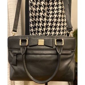 Kate Spade Black Leather pocketbook handbag
